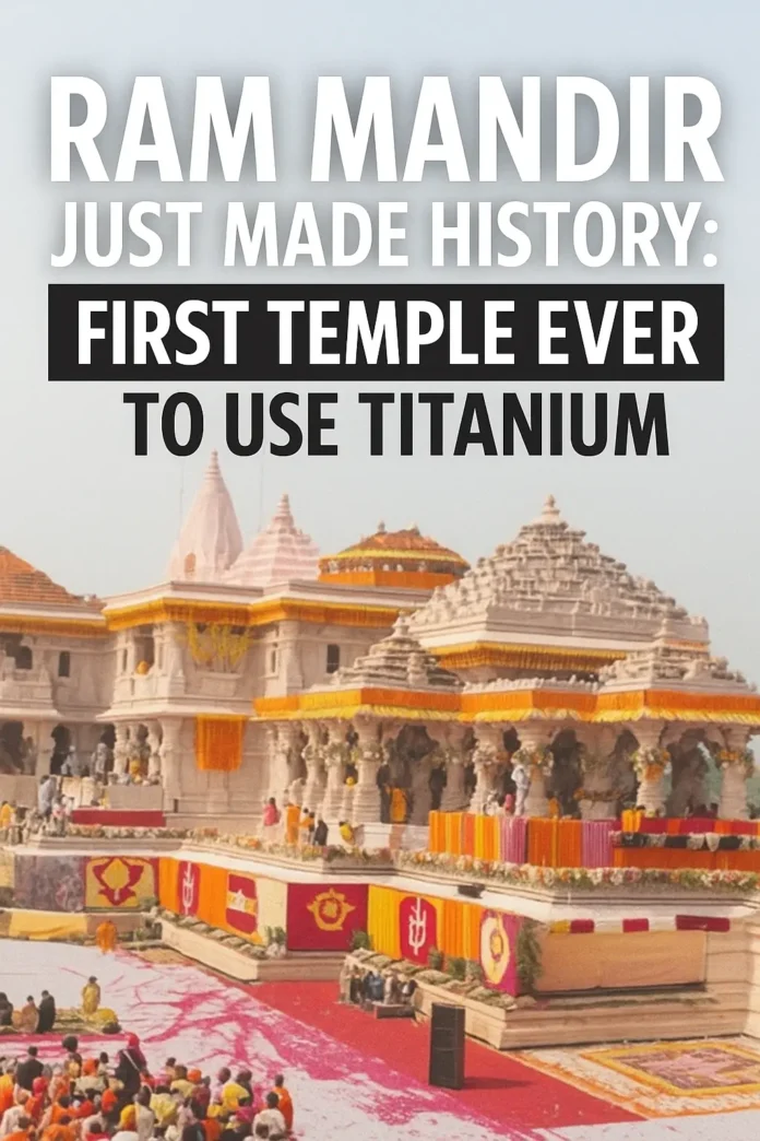 Ayodhya’s Ram Mandir pioneered titanium
