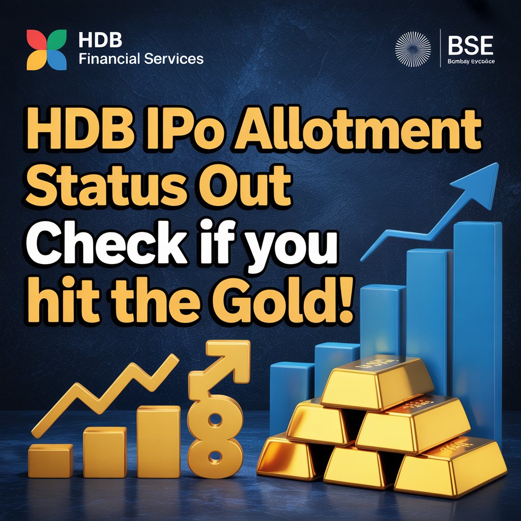 HDB Financial IPO Allotment Liv